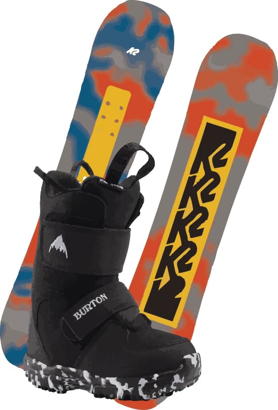 Equipo Completo Infantil Snowboard